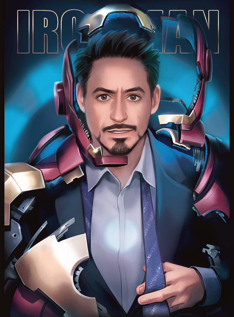 MCU Tony Stark by Hallpen on DeviantArt