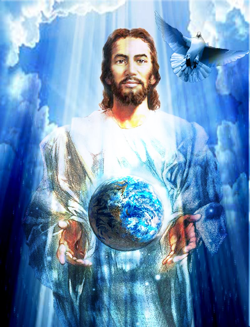 Jesus Holding the earth by panlasi2009 on DeviantArt