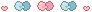[ Pixel ] cute bow divider - pink and blue by plushpon