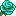 Pixel Rose - Cyan version by emoticonpixel