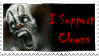 Evil Clown Stamp by MythicPhoenix