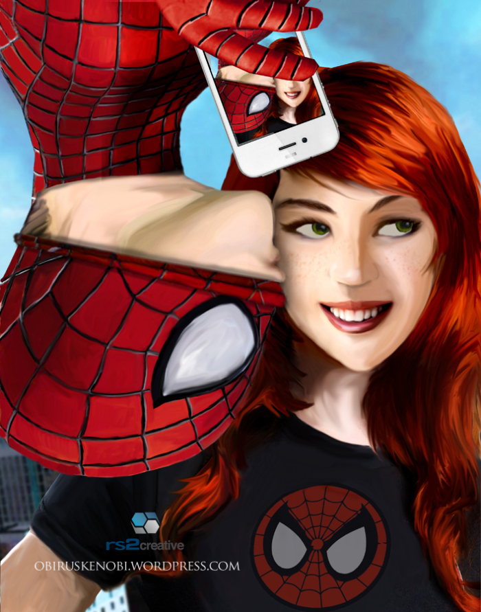 Spidey and Mary Jane Selfie Part 3 of 4 Fan Art by 