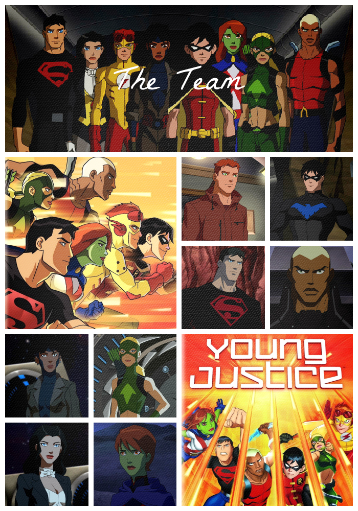 Young Justice - The Team by mysticgaze on DeviantArt