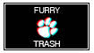 Furry Trash Stamp by DexDaCat