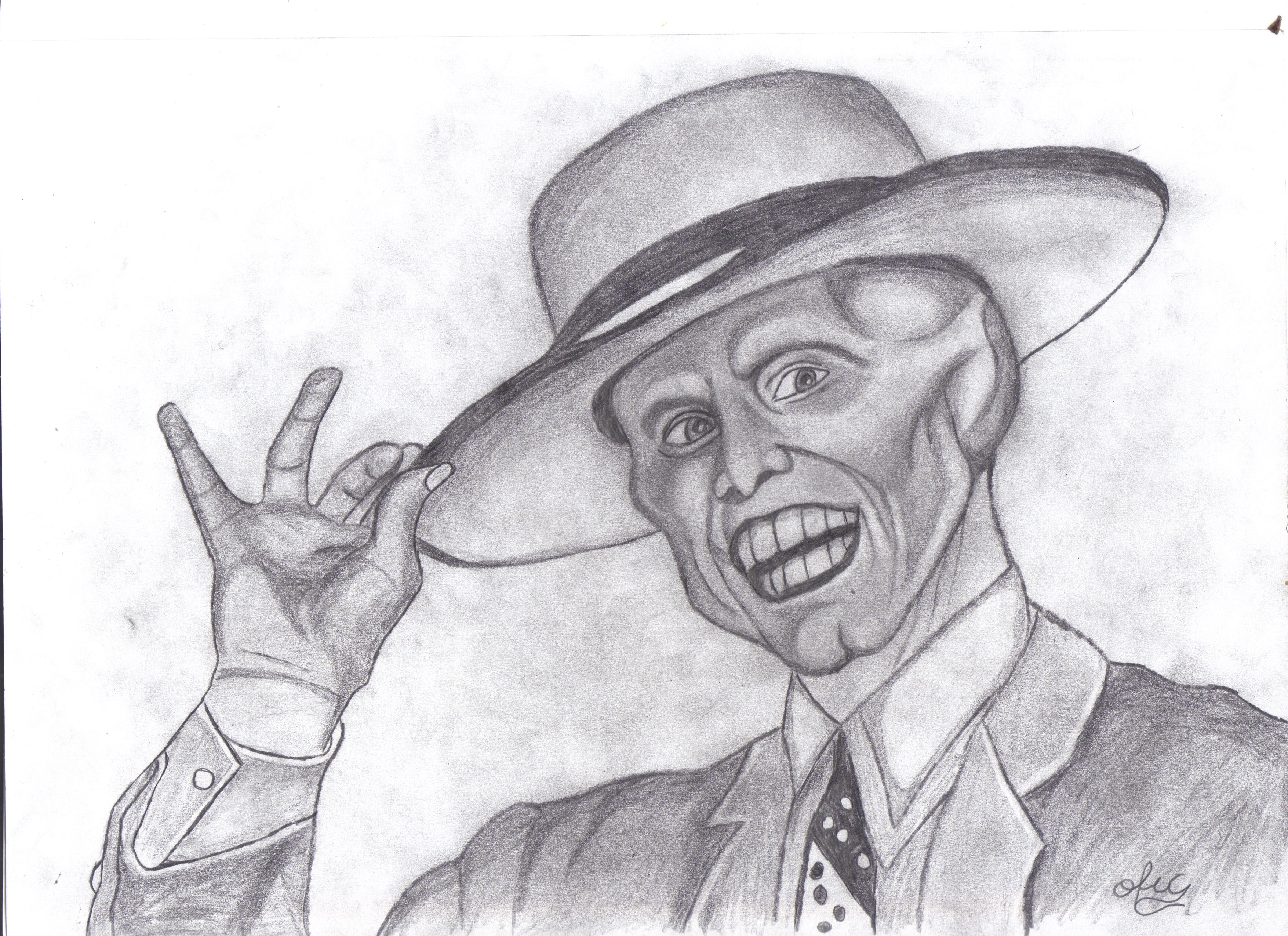 The Mask drawing by amadews192 on DeviantArt