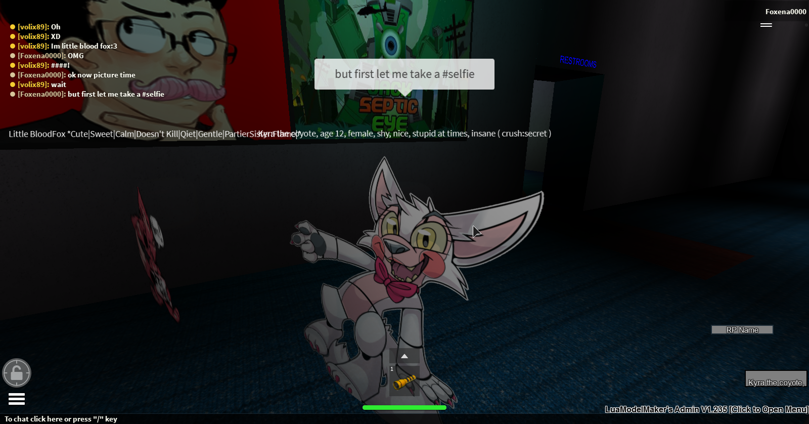 Roblox screenshot 'The Creepy Pizzaria Roleplay' by Ci 