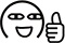Big Fool Emoji 1  Thumbs Up   V2  By Jerikuto-d70r by MSketchesM