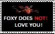 Foxy doesn't love you stamp by LostAtSeaOFF
