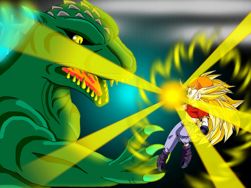 Godzilla vs Igneel ( Kaioken) by Gabe-TKE on DeviantArt 