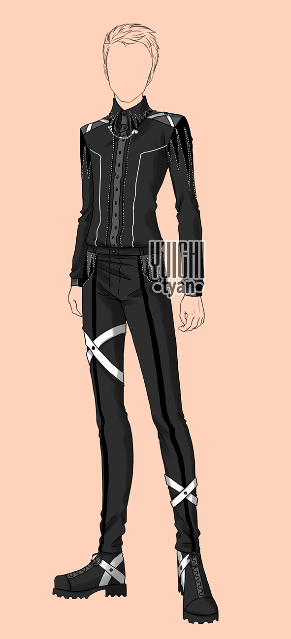 [closed] Auction BW Outfit male 23 by YuiChi-tyan on DeviantArt