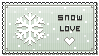 Snow Love Stamp by wangqr