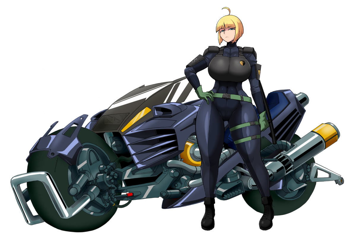 Characters: Human - Page 4 Police_bike_with_officer_by_reikothegwen-dci7oc0