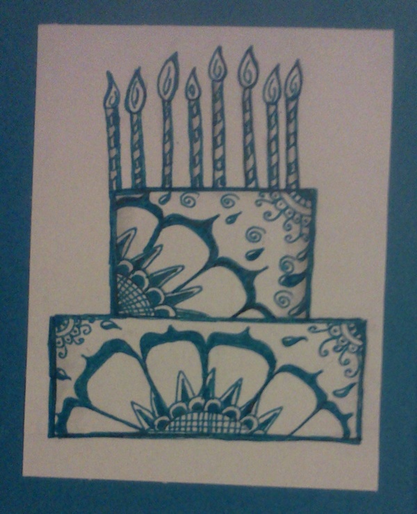 Zentangle Birthday Card by staceysmile on DeviantArt