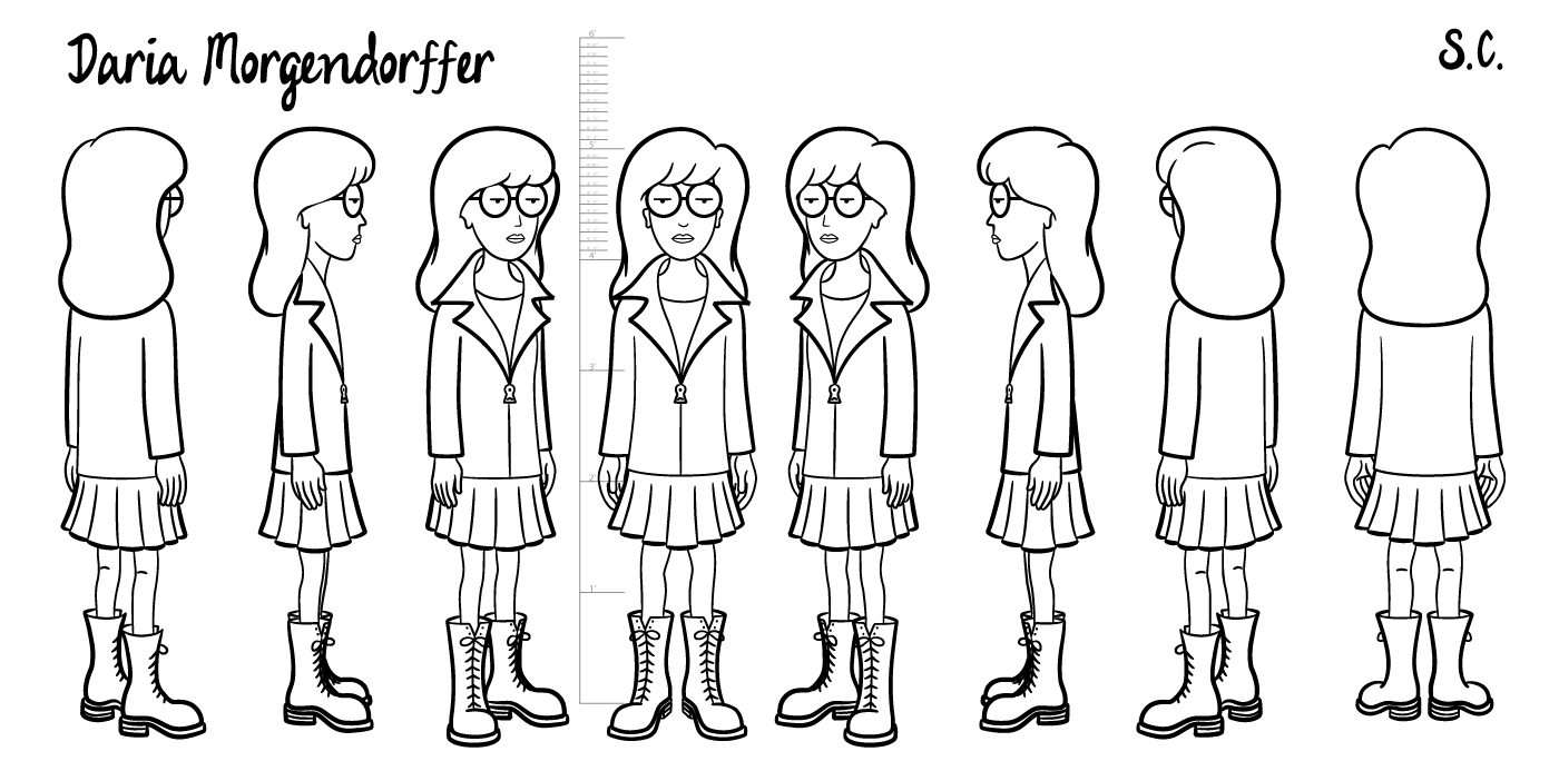 daria coloring pages - photo #35