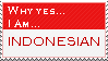 Indonesian stamp by lordelpresidente