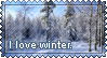 Stamp : I love winter by kaifcsl