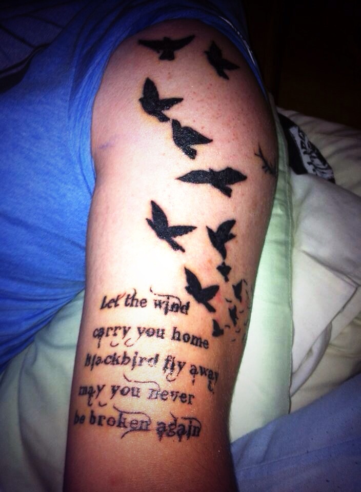 blackbird tattoo by cemlyn10 on DeviantArt