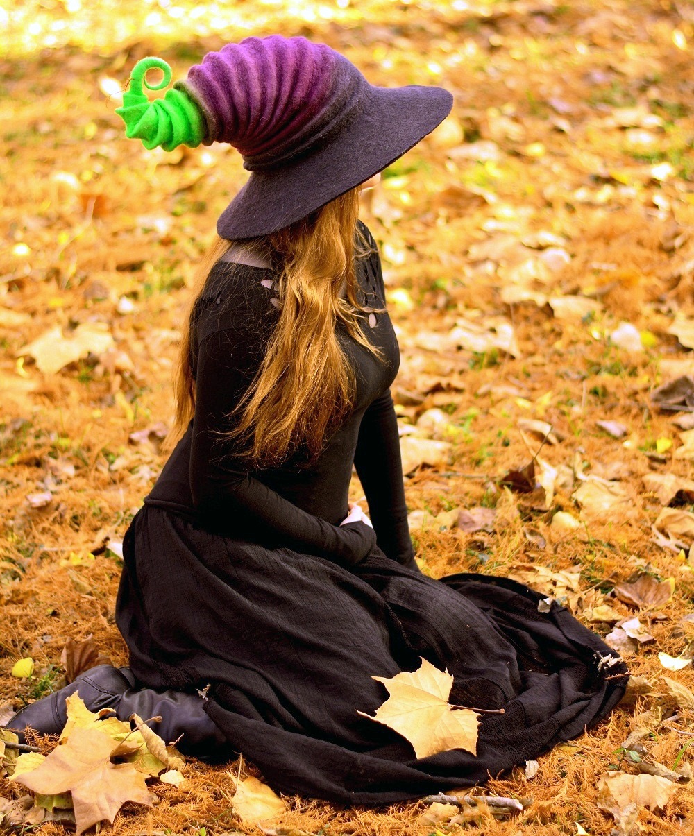 The 'Potion' Colorway Witch / Wizard Hat by HandiCraftKate on DeviantArt