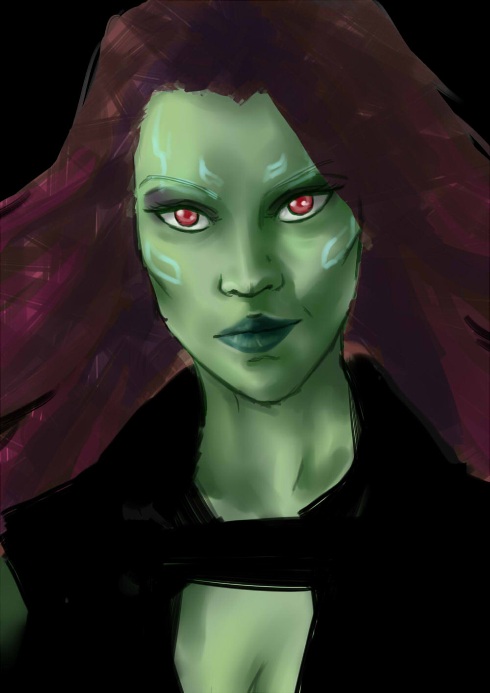 Guardians Of The Galaxy - Gamora by hirada-meirin on DeviantArt
