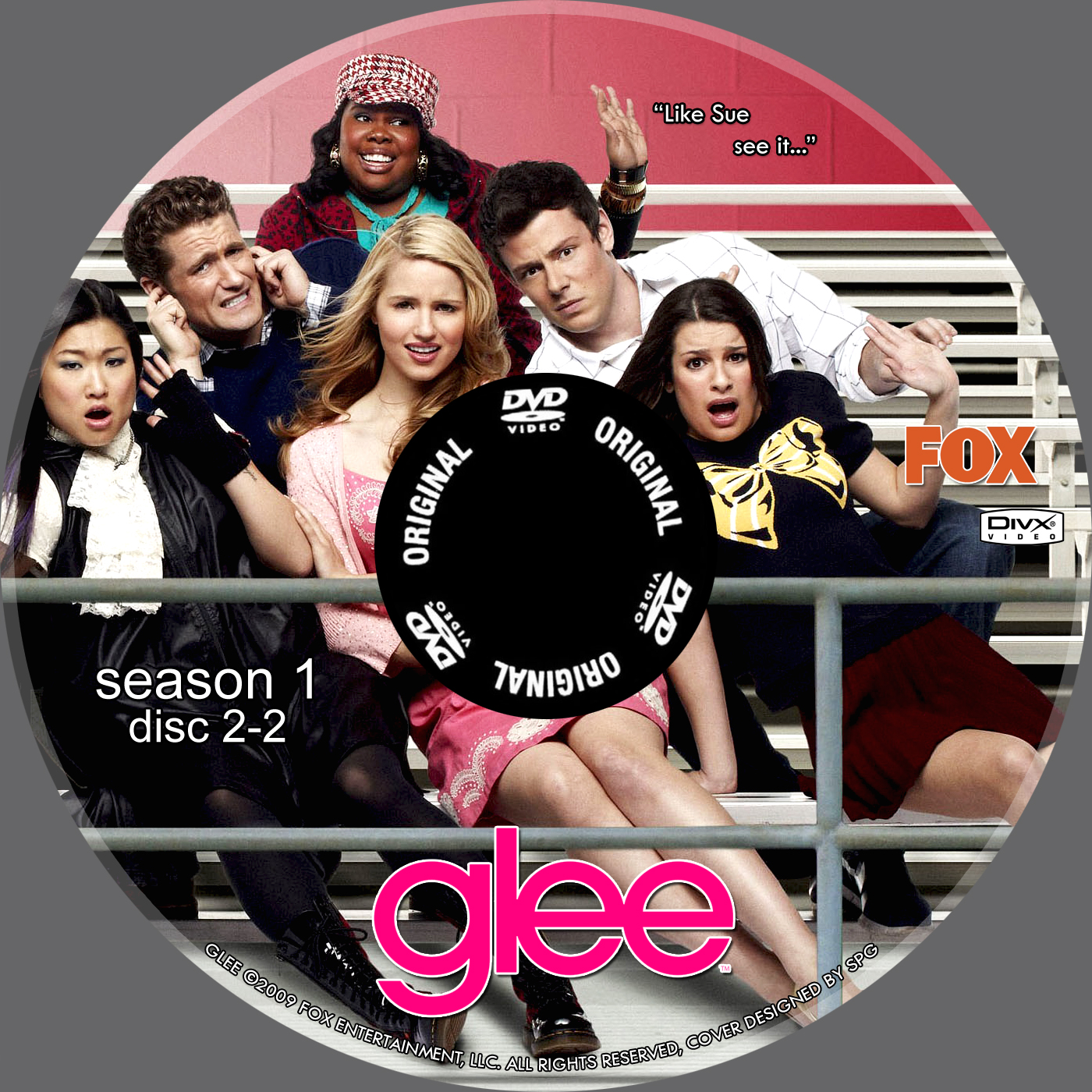 Glee DivX DVD Label 2 by spg1105 on DeviantArt