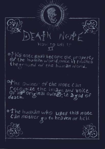 Death Note How to Use it II by katanatoyubiwa on DeviantArt