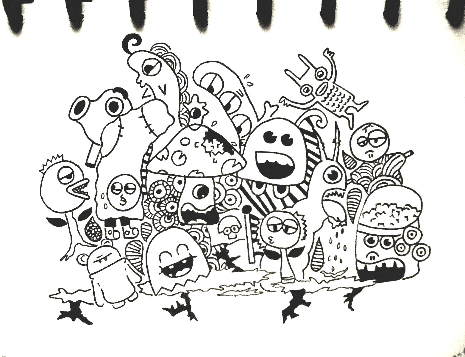 Doodle Monster 419691128