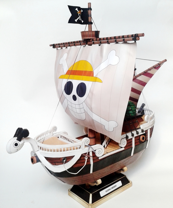 going merry (one piece) papercraft by nandablank on DeviantArt