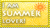 Summer lover stamp by KillerSandy