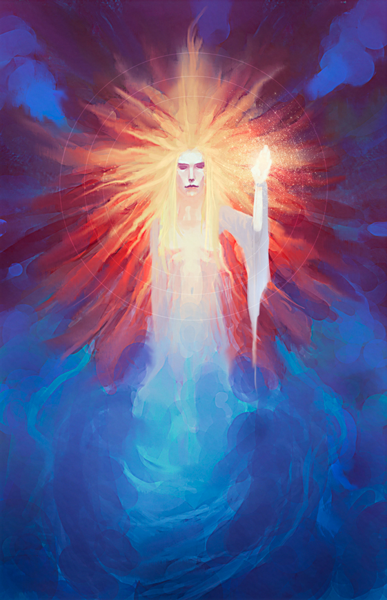 Goddess of light by elbardo on DeviantArt