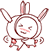 Bunny Emoji-91 Spin Hug