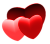 Red Hearts- Free to use by Undead-Academy