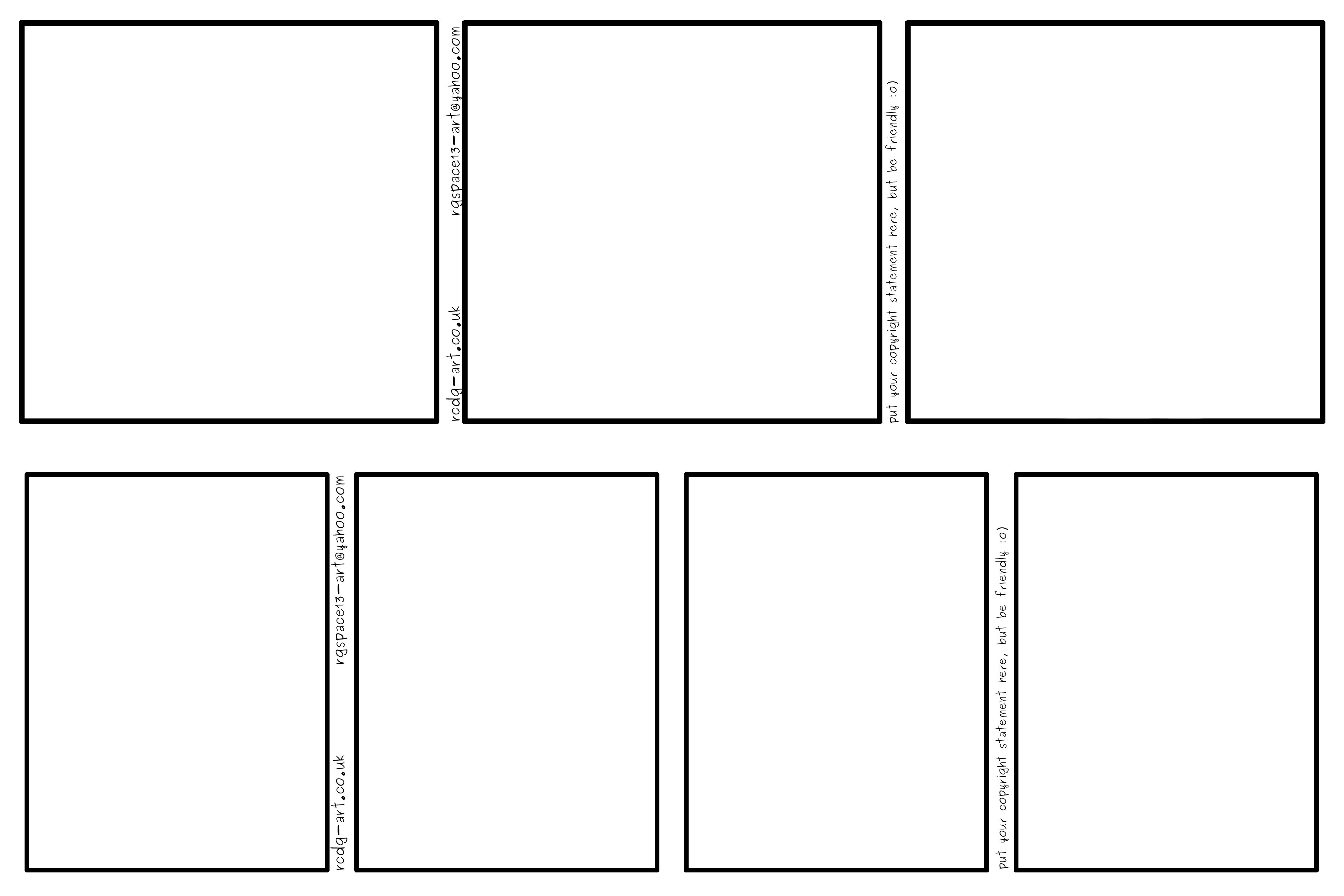  Comic  Strip  Templates  3  panel and 4 panel by rcdg on 