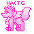 The Official HACTG Badge Pink