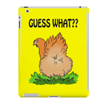 Guess what? Chicken Butt! iPad Case