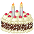 Black Forest Cake Type 2 with candles 50x50 icon