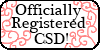 Officially registered CSD! - free stamp by mimmiley
