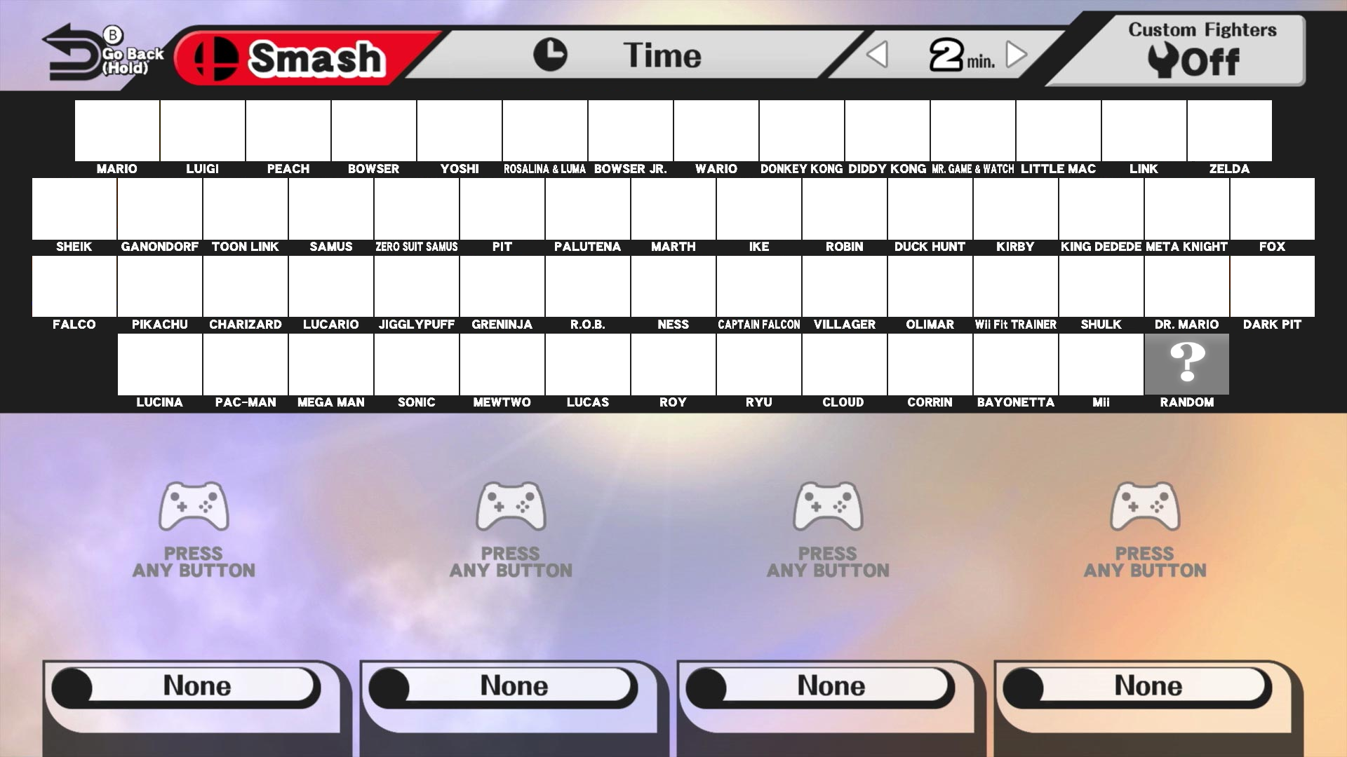 Create Your Own Super Smash Bros. Roster by GamingFan1997 on DeviantArt