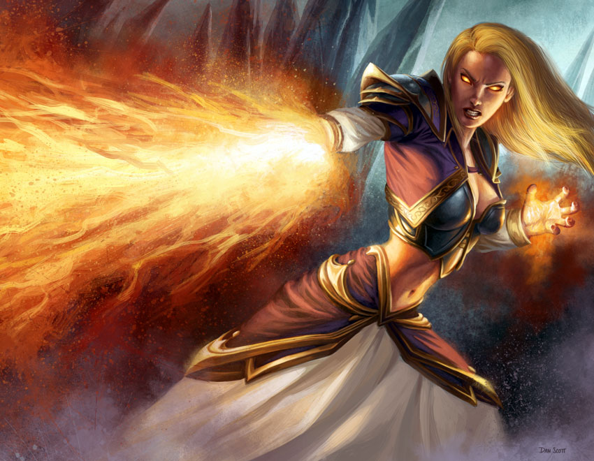 Image result for jaina proudmoore fire