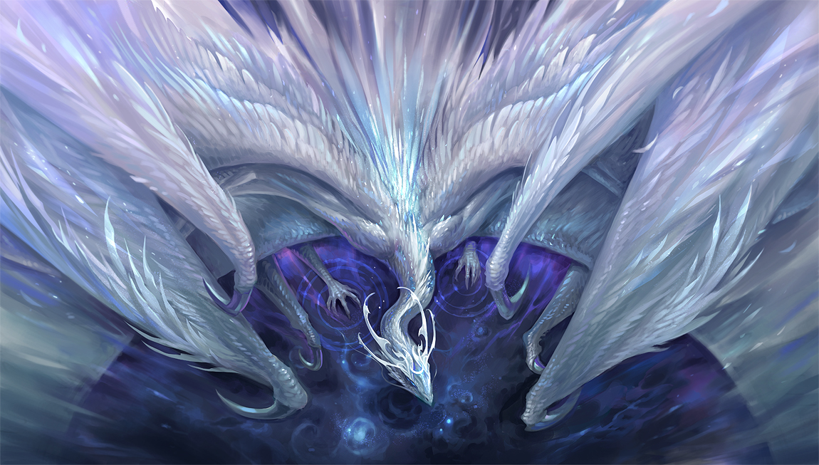White Crystal Dragon by sandara on DeviantArt