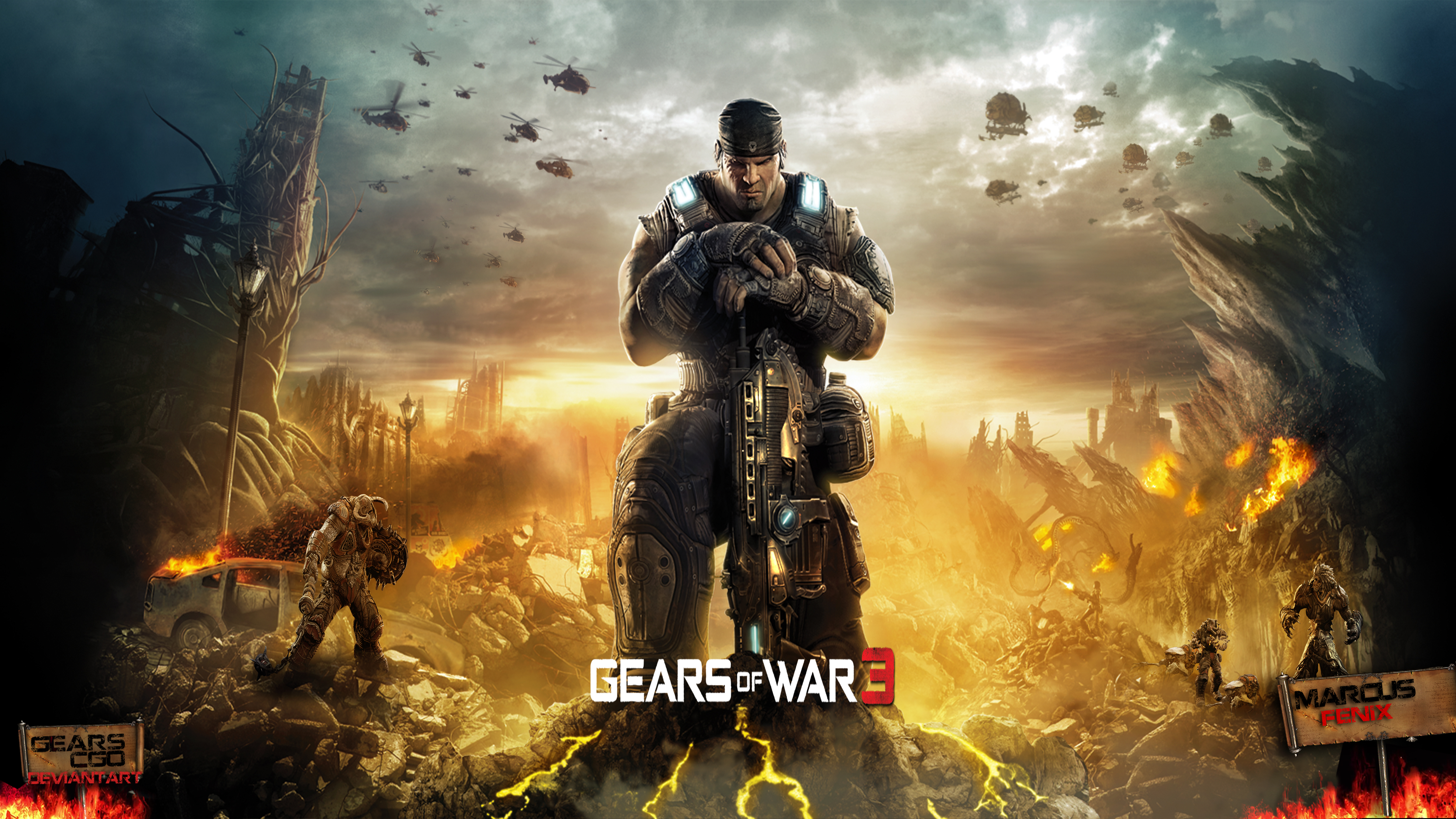 Gears Of War 3 - wallpaper by GearsCgo on DeviantArt