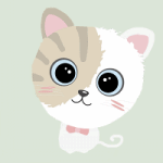 Cute Cat by cutecolorful