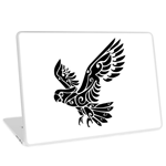 Tribal Cockatoo Parrot Bird Tattoo Laptop Skin