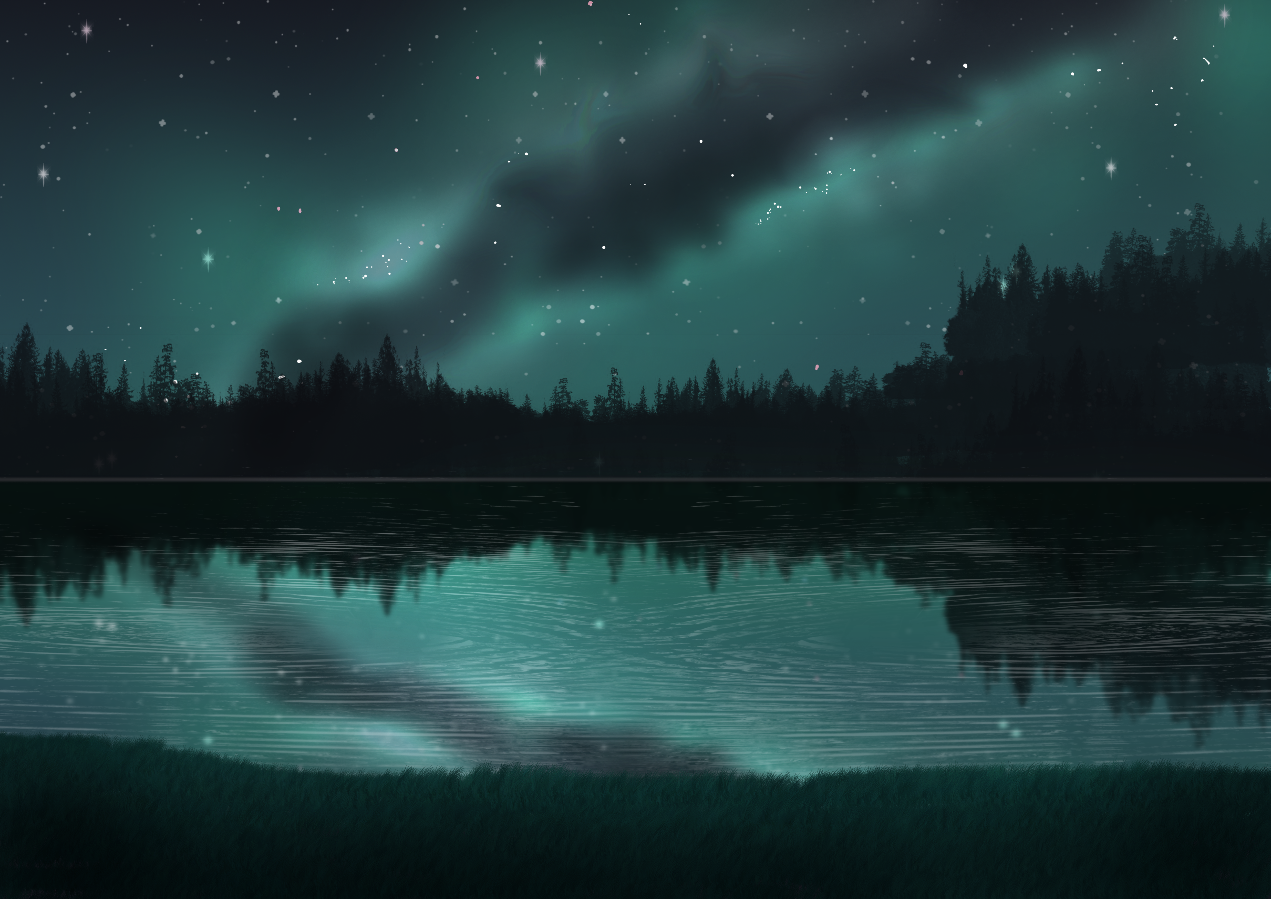 Free Starry Night Background By SweetLittleVampire On DeviantArt