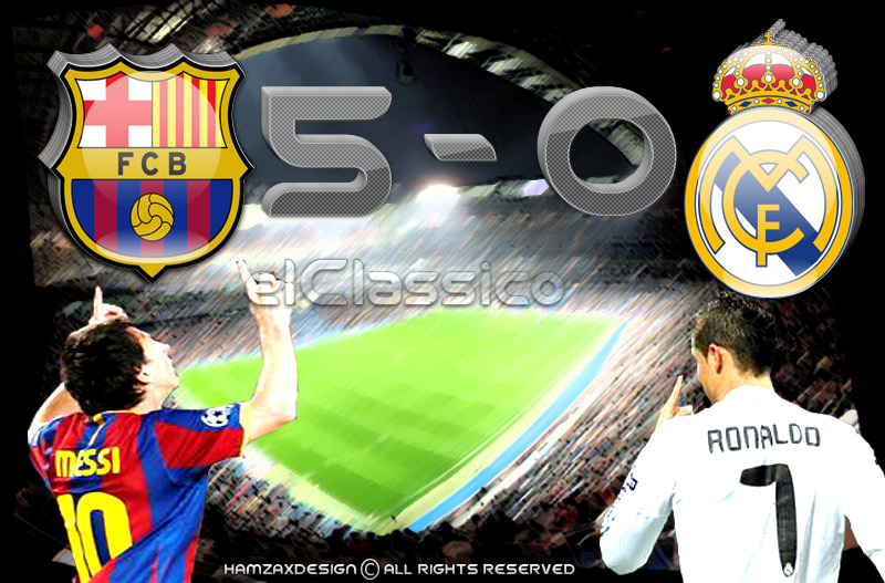 FC Barcelona 5-0 Real Madrid by lechham on DeviantArt
