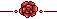 Pixel Rose Divider 2 - Red