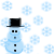 Snowman and Snow: 1