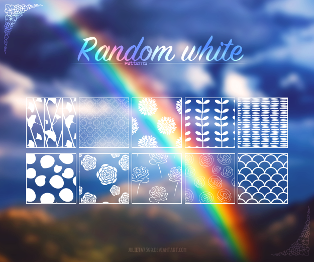 Random White {Patterns} by Julieta7599