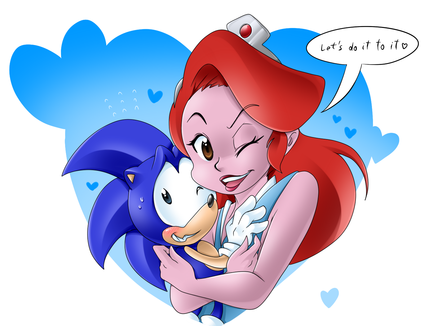 Sonic vs Sally by Jowybean on DeviantArt