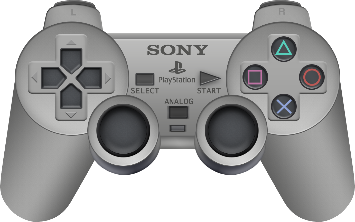 Sony PlayStation Dual Shock Controller by BLUEamnesiac on DeviantArt