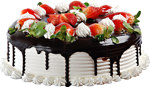Strawberry cake with chocolate2 150px by EXOstock